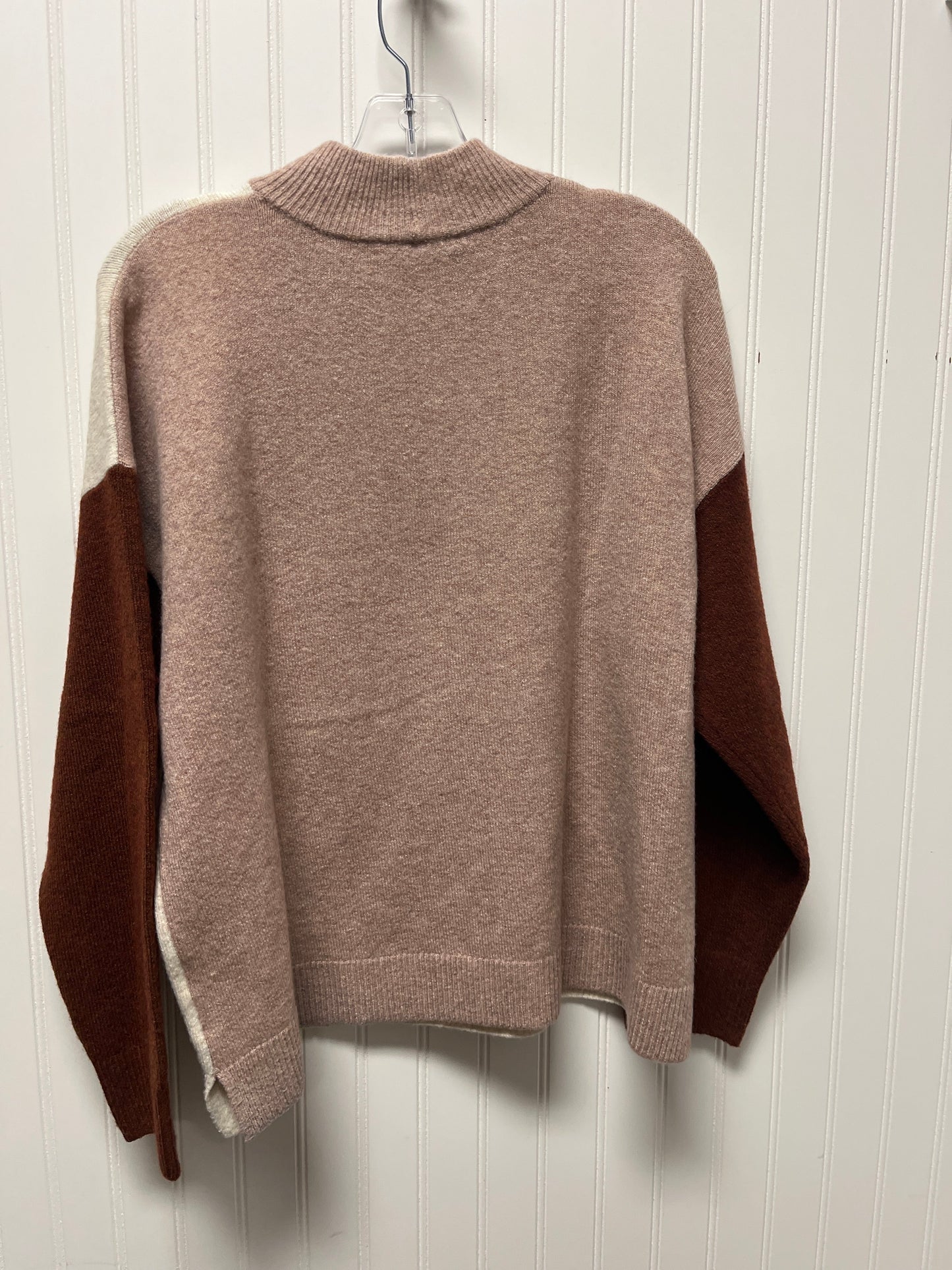 Sweater By Madewell In Black & Brown, Size: Xl