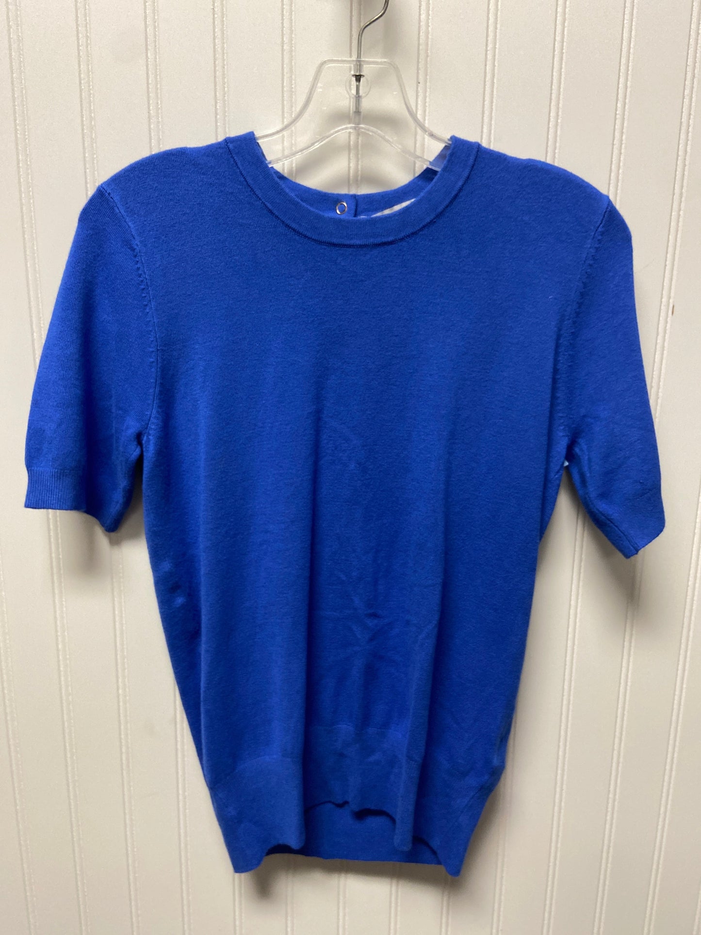 Sweater Short Sleeve By Zara In Blue, Size: M