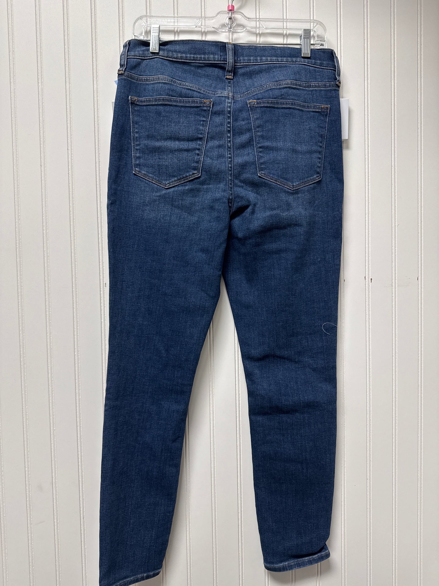 Jeans Skinny By J. Crew In Blue Denim, Size: 8