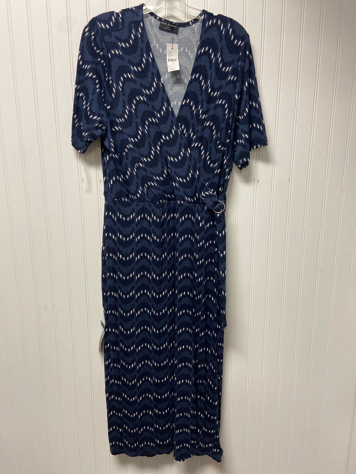 Dress Casual Maxi By Lane Bryant In Navy, Size: 2x