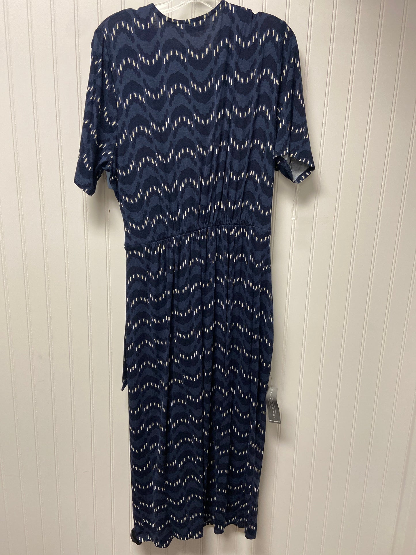 Dress Casual Maxi By Lane Bryant In Navy, Size: 2x