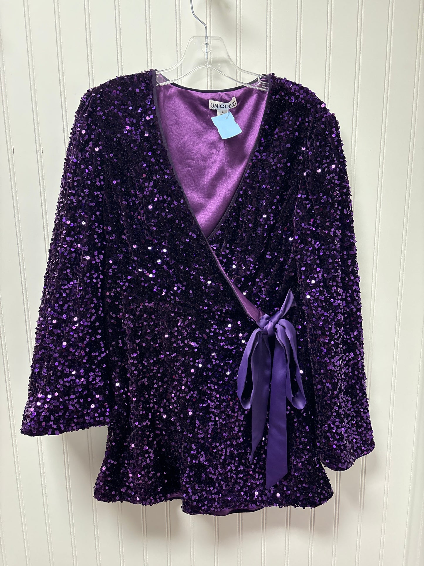 Romper By Clothes Mentor In Purple, Size: L