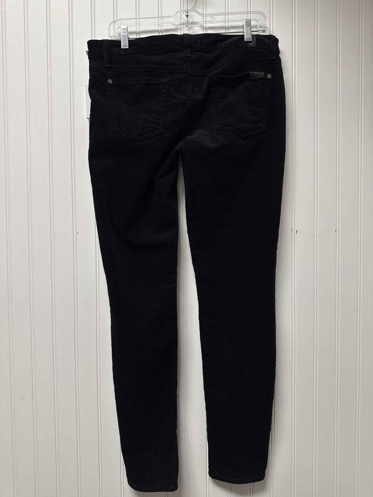 Pants Corduroy By 7 For All Mankind In Black, Size: 10