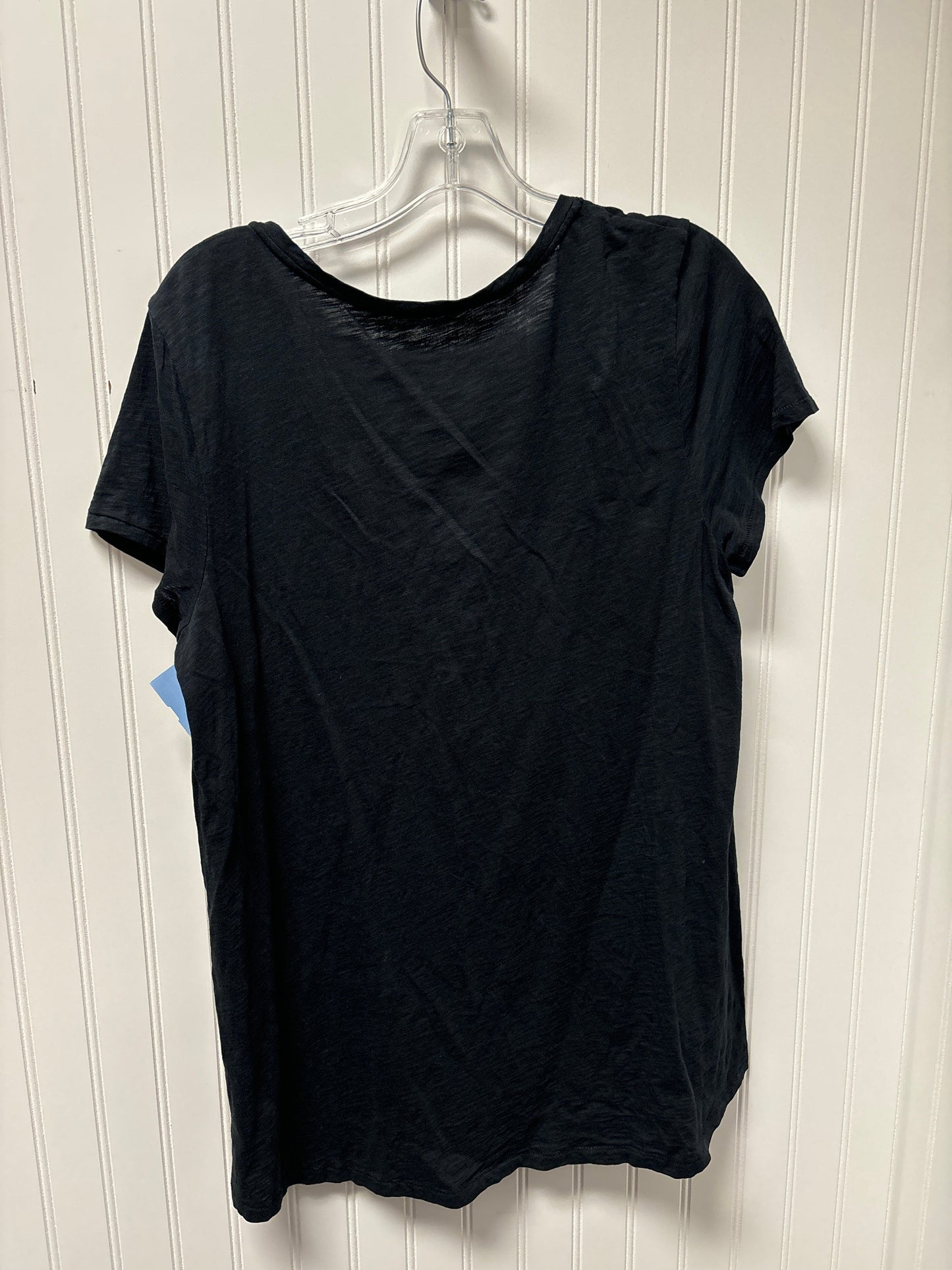 Top Short Sleeve Designer By Lilly Pulitzer In Black, Size: L