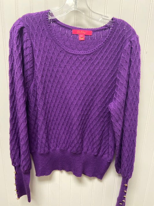 Sweater Designer By Lilly Pulitzer In Purple, Size: L