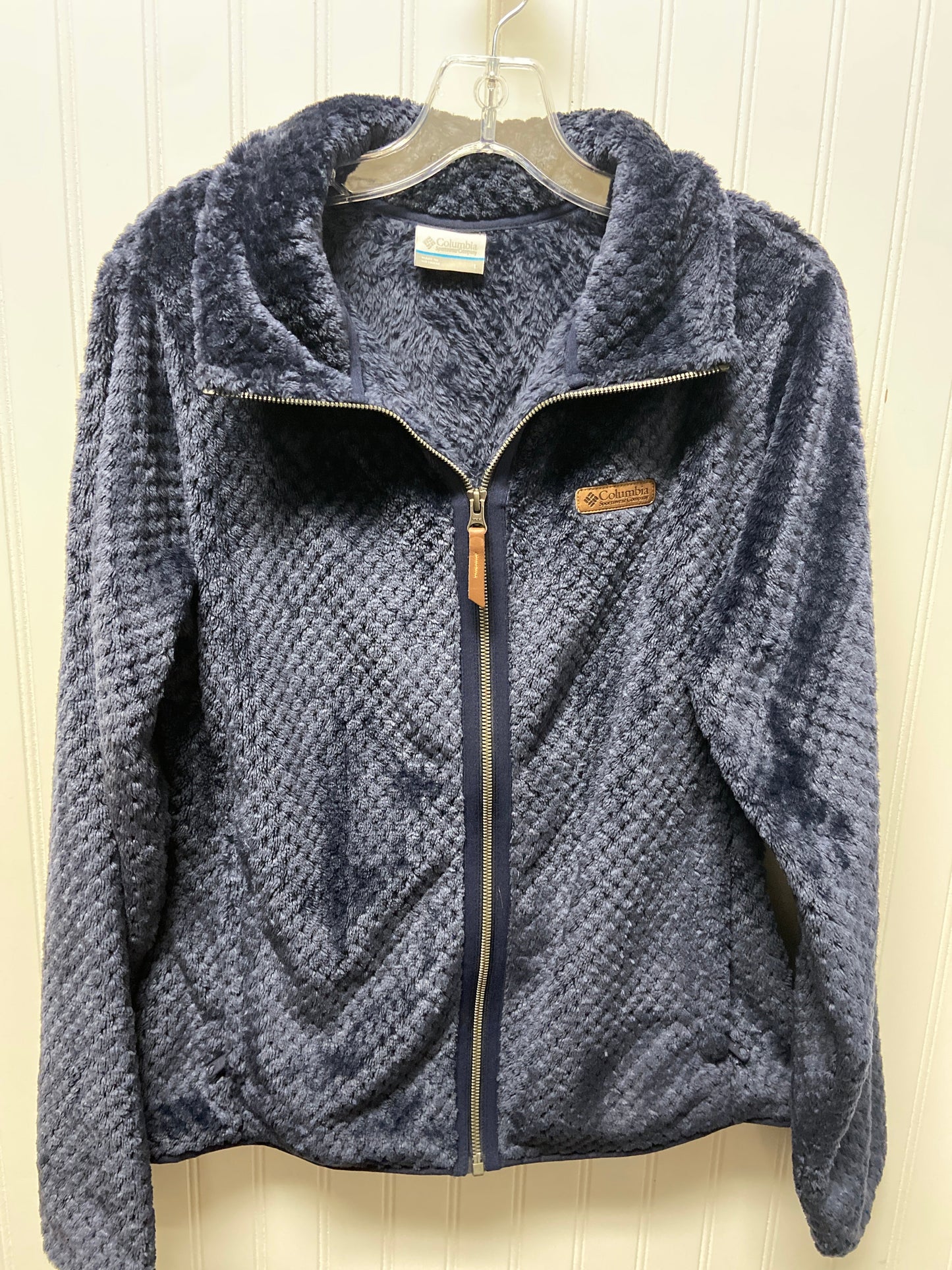 Athletic Jacket By Columbia In Navy, Size: L