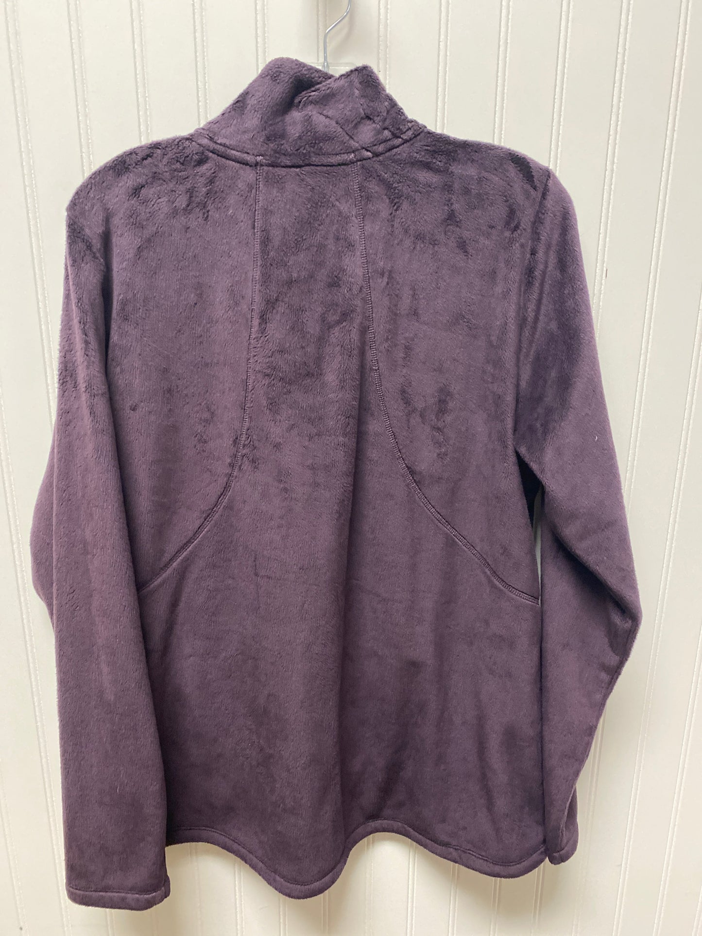 Athletic Jacket By Athleta In Purple, Size: L