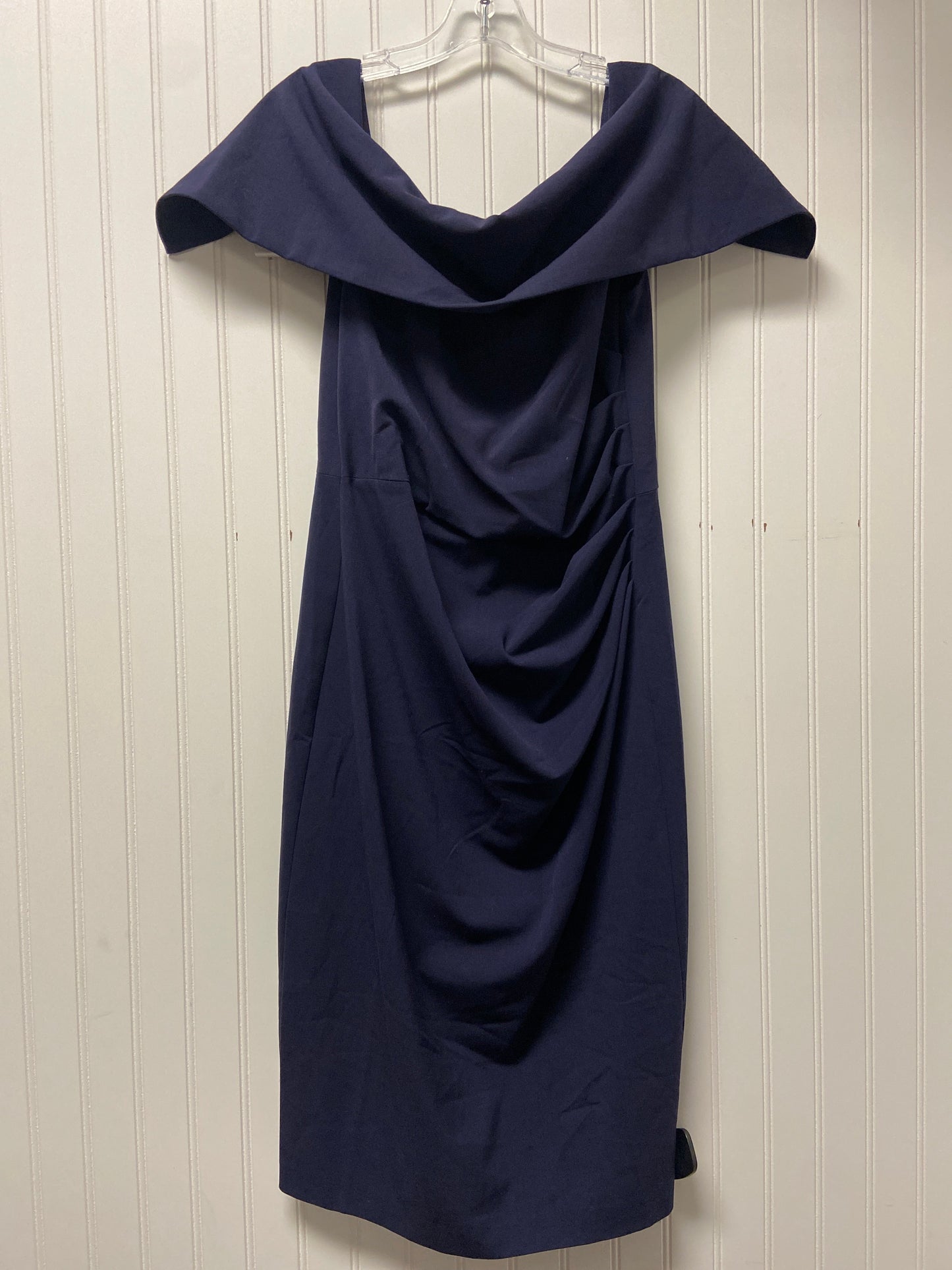 Dress Party Midi By Vince Camuto In Navy, Size: L