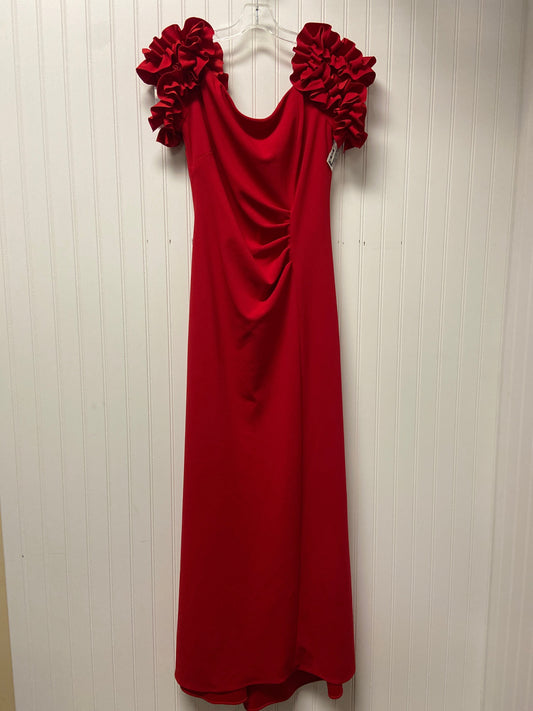 Dress Party Long By Clothes Mentor In Red, Size: L