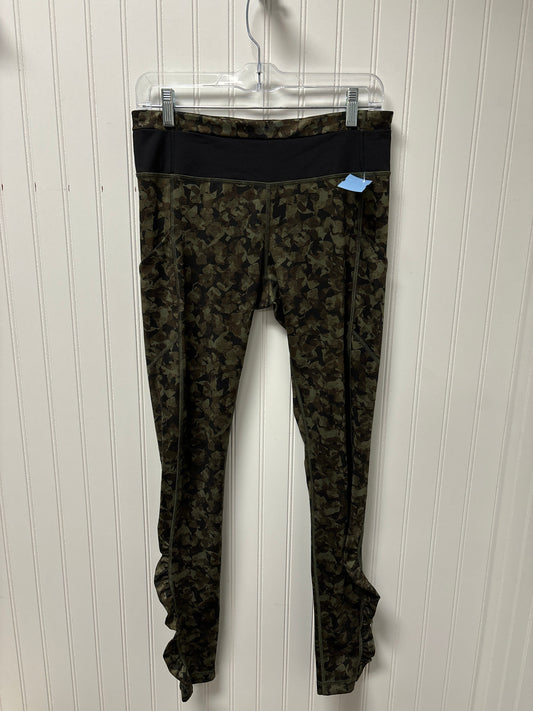 Athletic Leggings By Lululemon In Green, Size: M