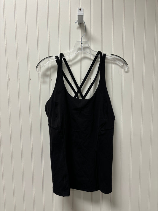 Athletic Tank Top By Lululemon In Black, Size: L