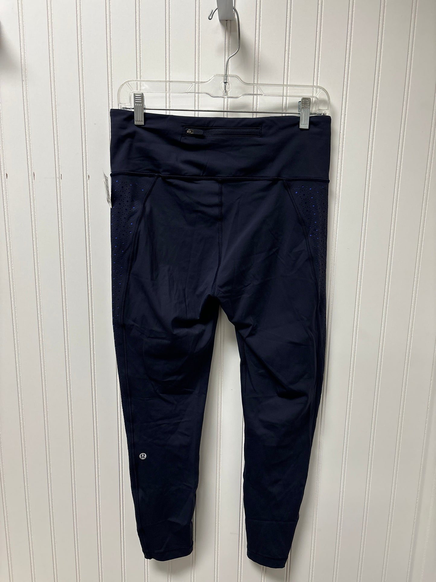 Athletic Leggings By Lululemon In Navy, Size: M