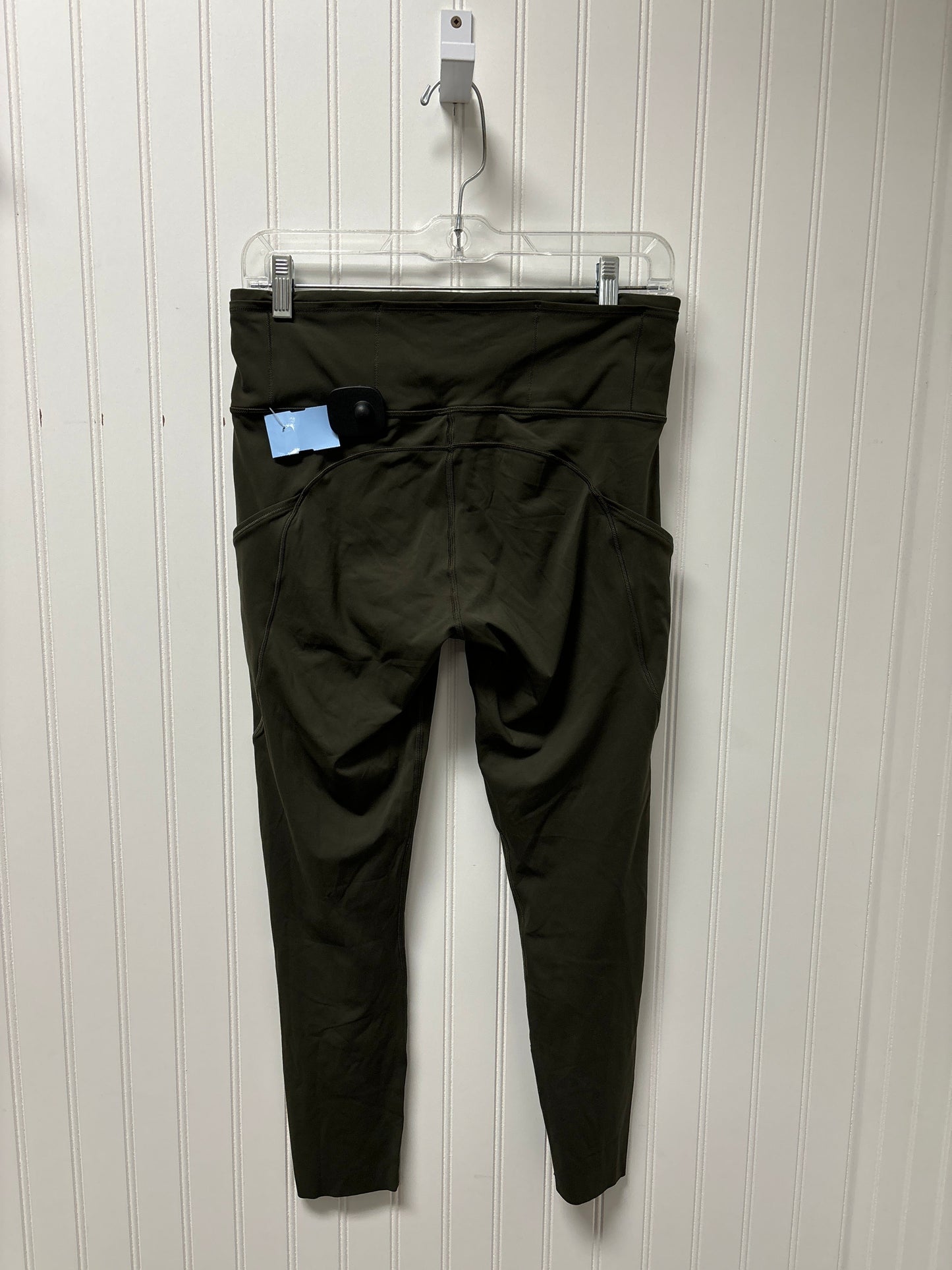 Athletic Leggings By Lululemon In Green, Size: M