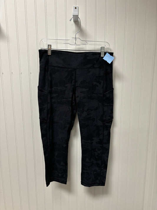 Athletic Leggings By Lululemon In Camouflage Print, Size: M