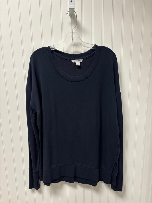 Top Long Sleeve Basic By Athleta In Navy, Size: L