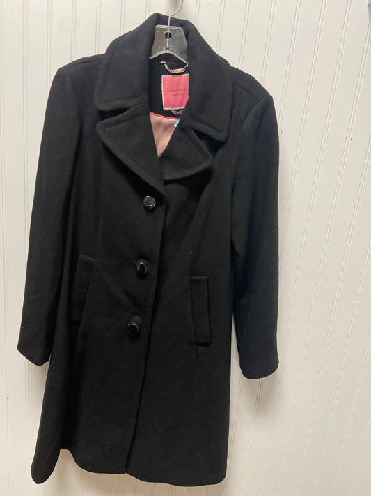 Coat Designer By Kate Spade In Black, Size: L