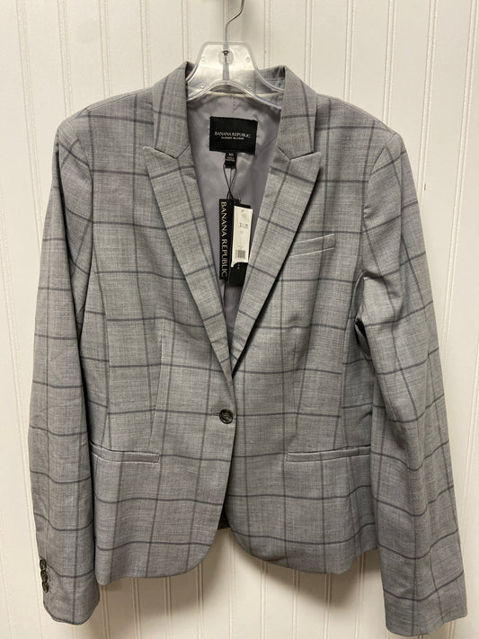 Blazer By Banana Republic In Grey, Size: M