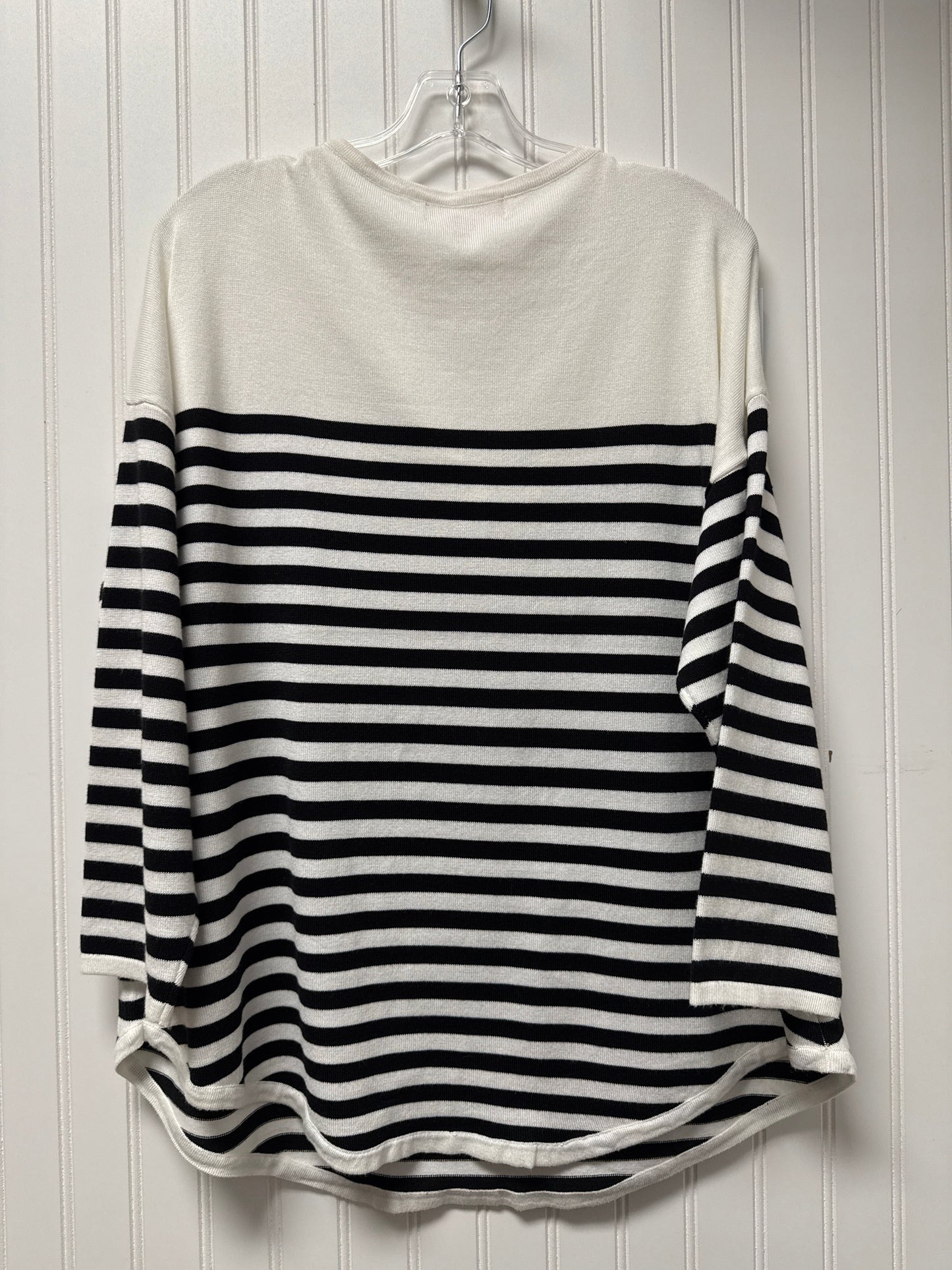 Sweater By Philosophy In Striped Pattern, Size: 1x