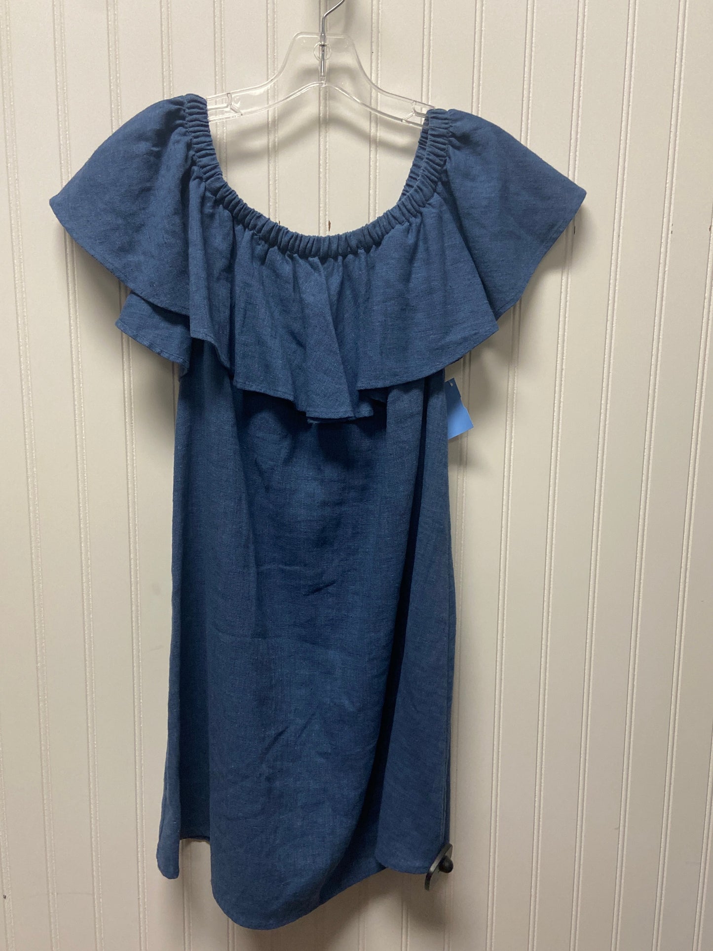 Dress Casual Short By Madewell In Blue Denim, Size: S