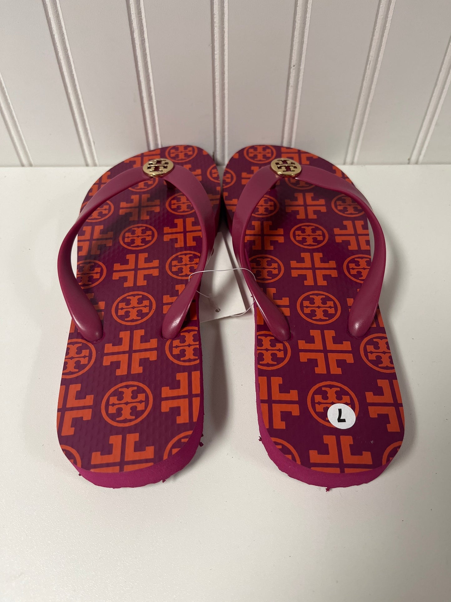 Sandals Designer By Tory Burch In Pink, Size: 7