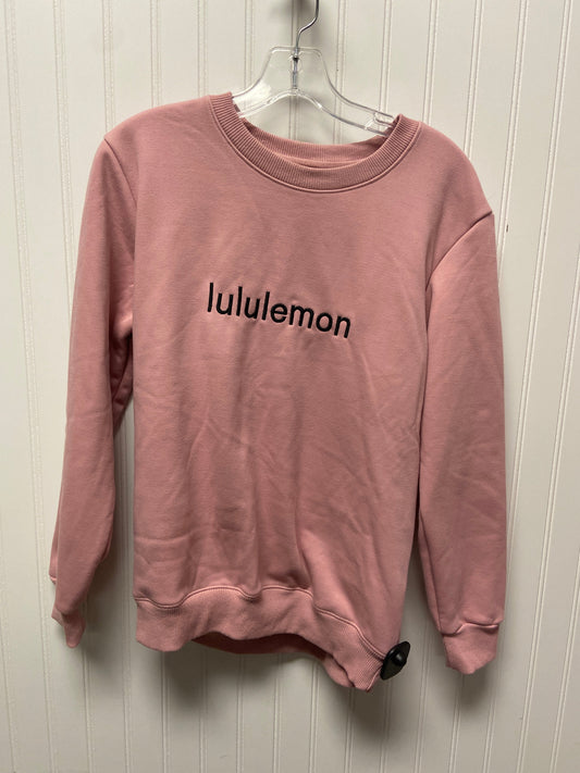 Sweater By Lululemon In Pink, Size: M