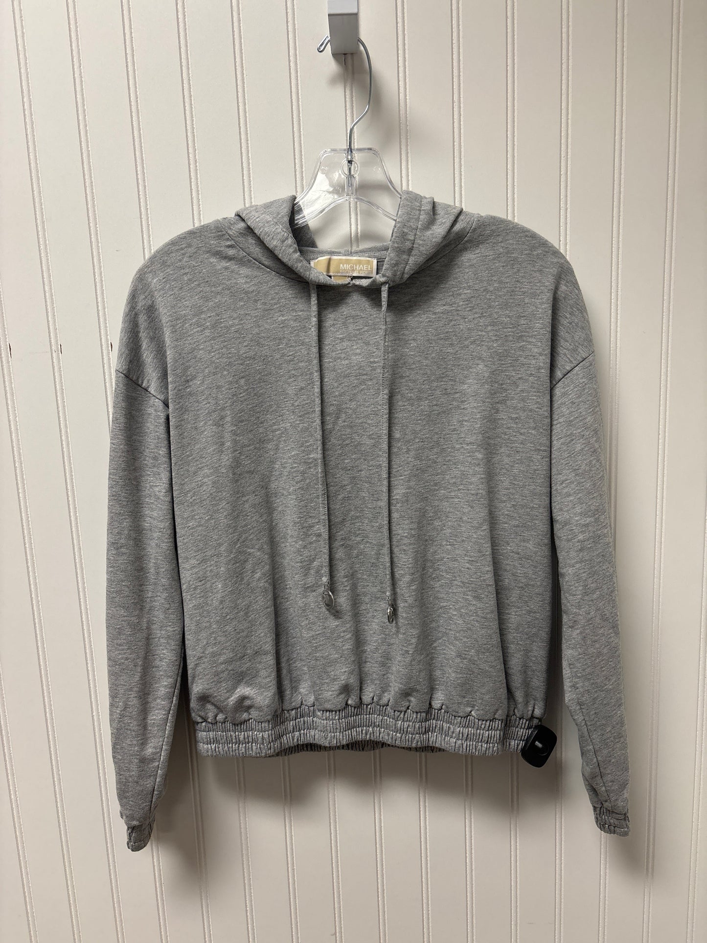 Sweatshirt Hoodie By Michael By Michael Kors In Grey, Size: S