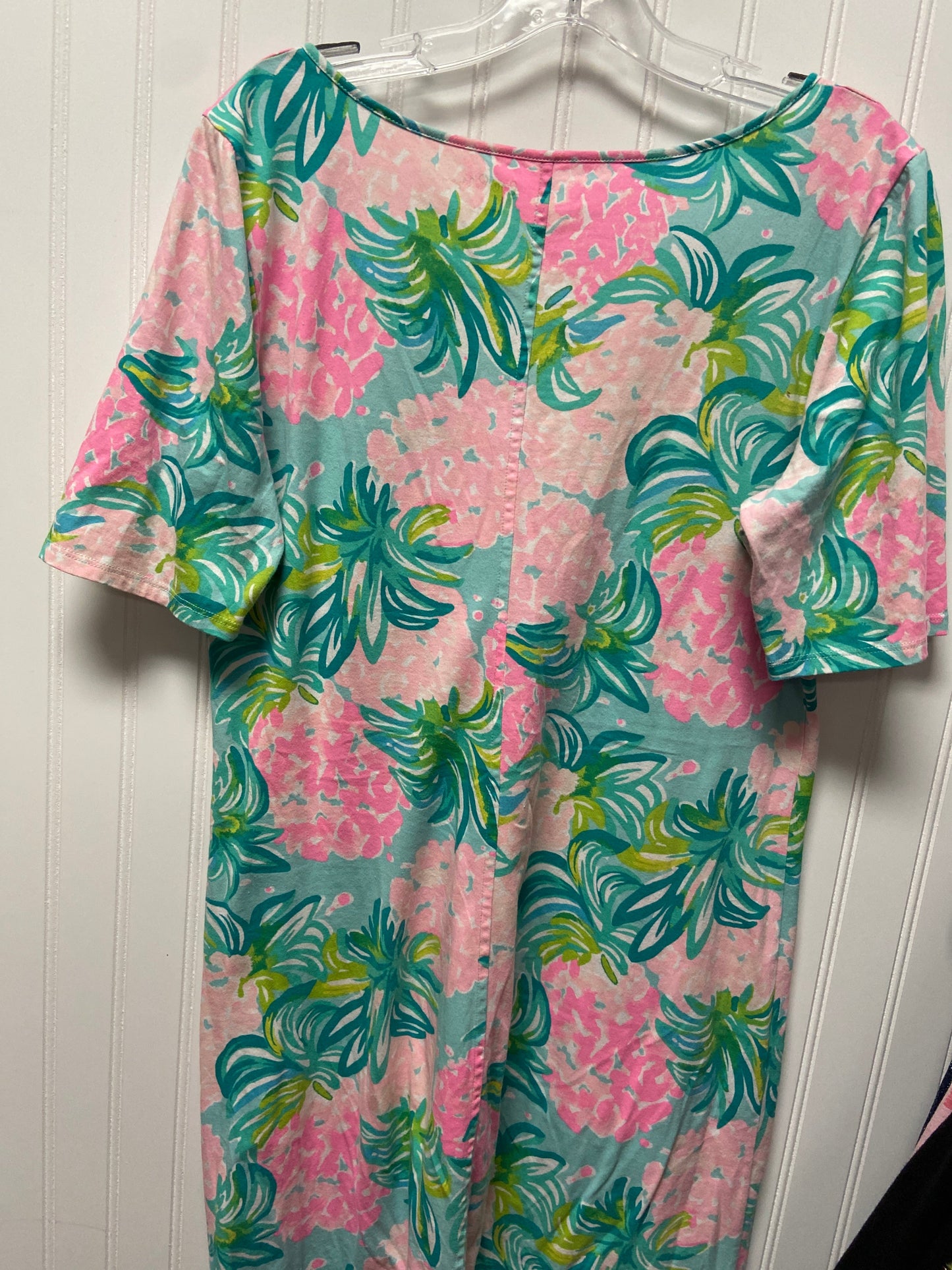 Dress Designer By Lilly Pulitzer In Blue & Pink, Size: L