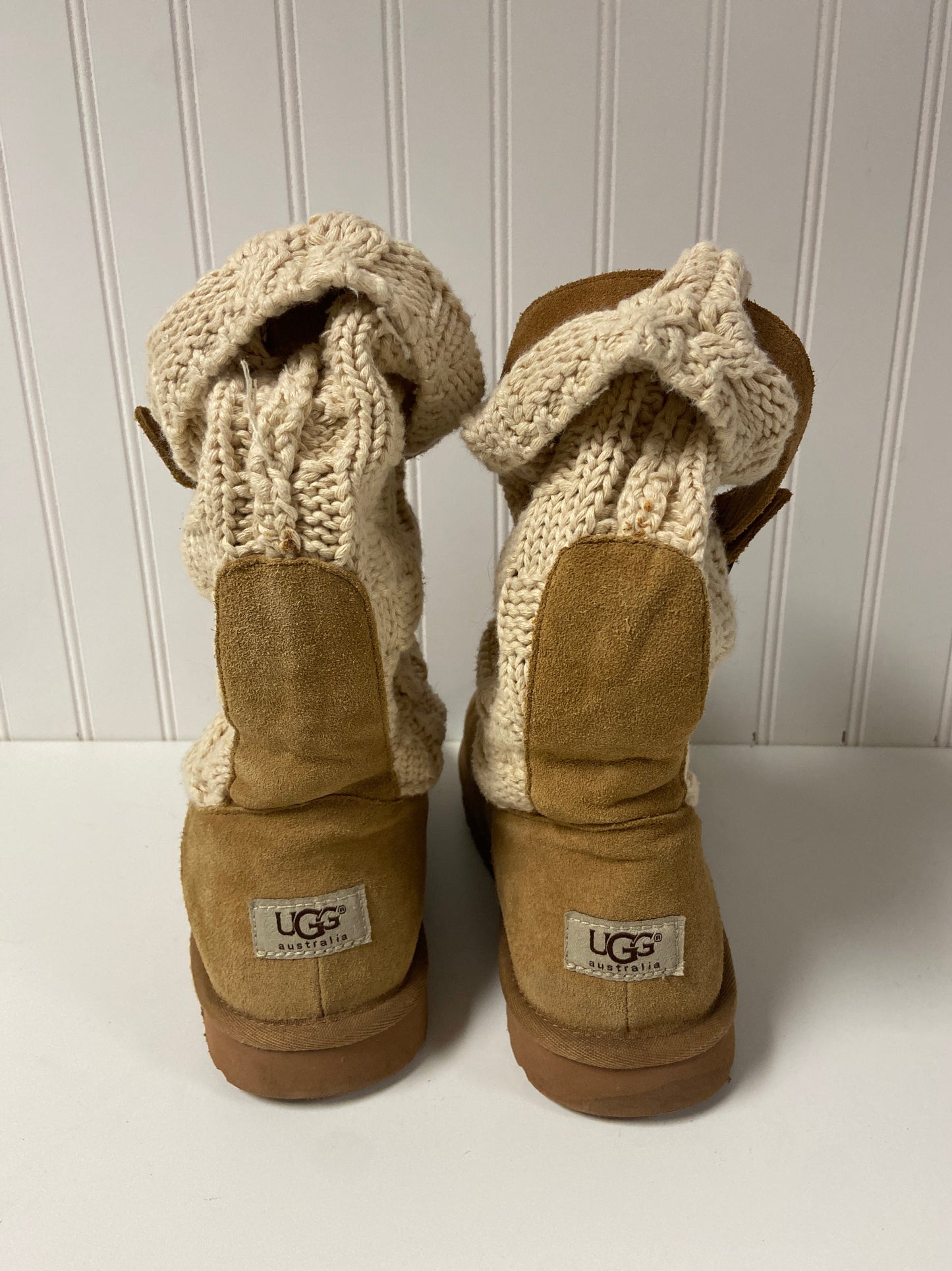 Boots Designer By Ugg In Tan, Size: 8