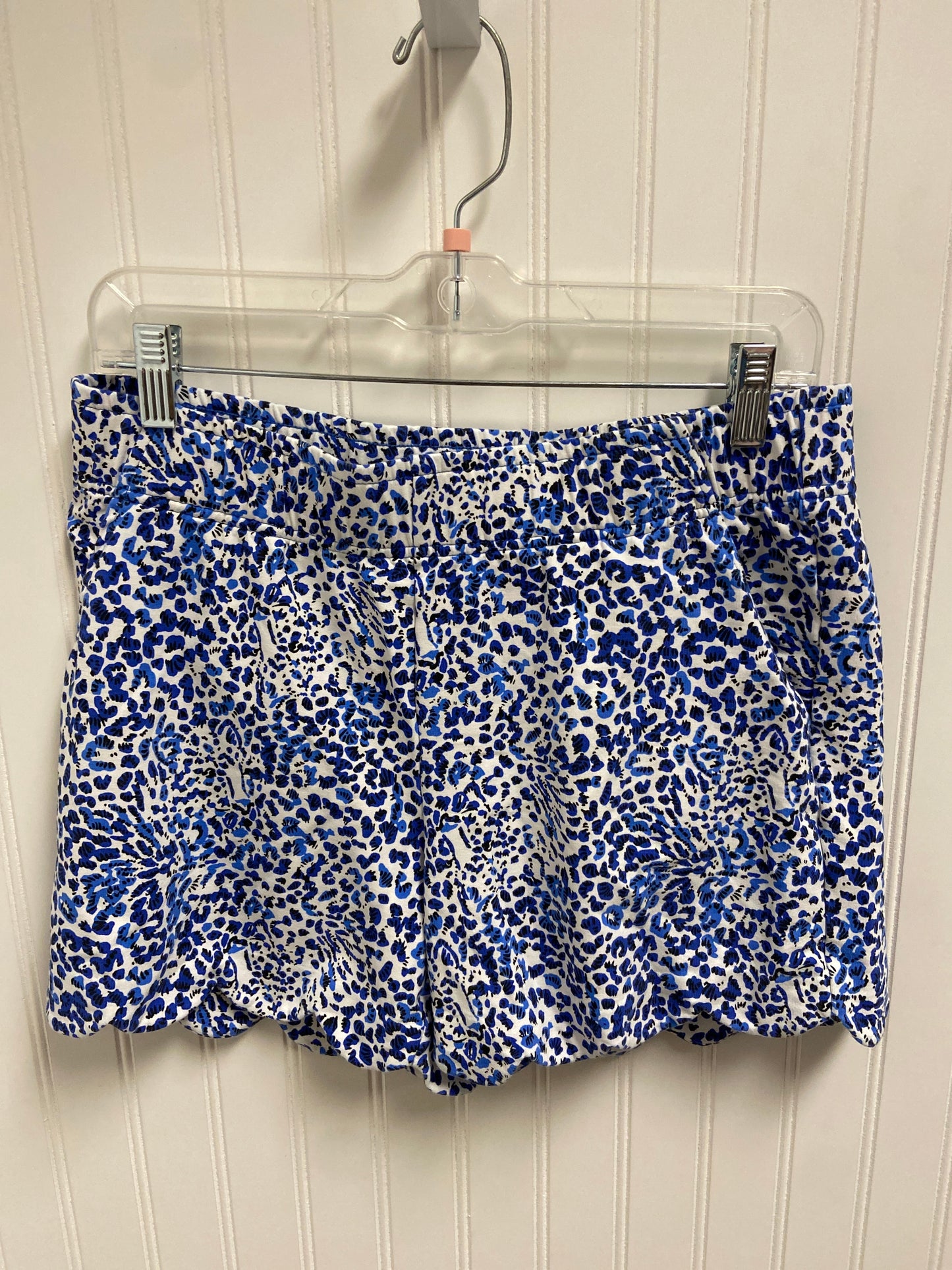 Shorts Designer By Lilly Pulitzer In Blue & White, Size: 8