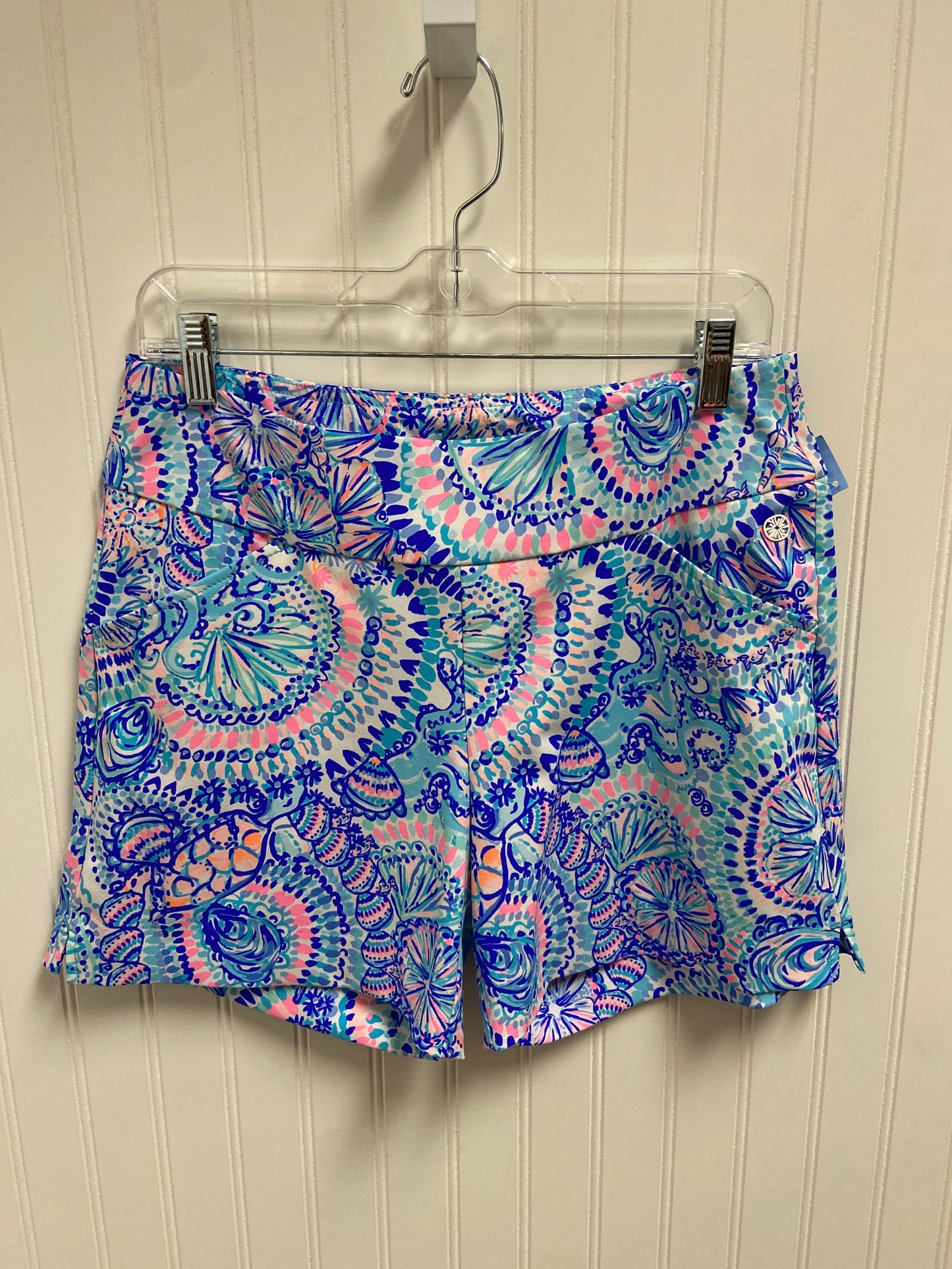 Shorts Designer By Lilly Pulitzer In Blue & Pink, Size: 10