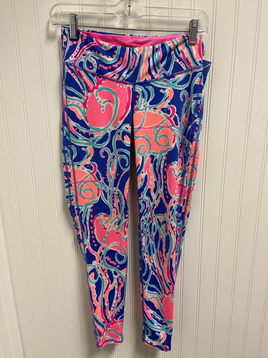 Pants Designer By Lilly Pulitzer In Blue & Pink, Size: S