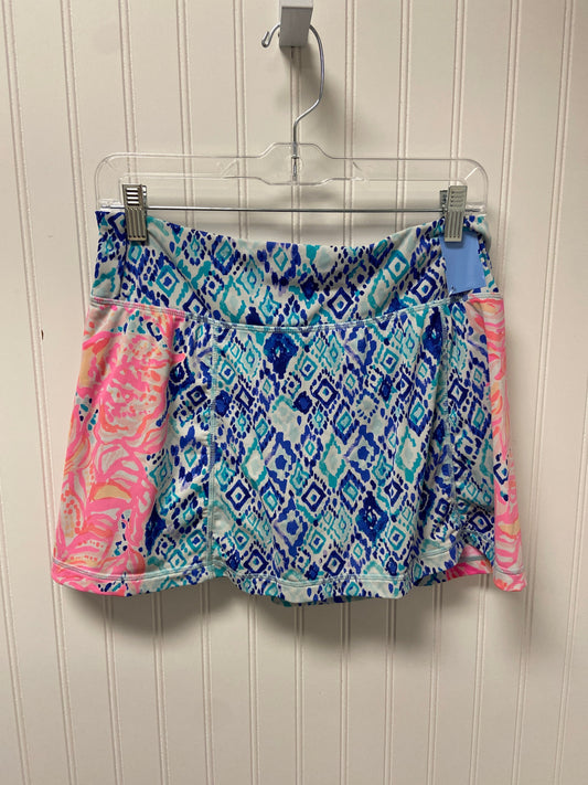 Skort Designer By Lilly Pulitzer In Blue & Pink, Size: S