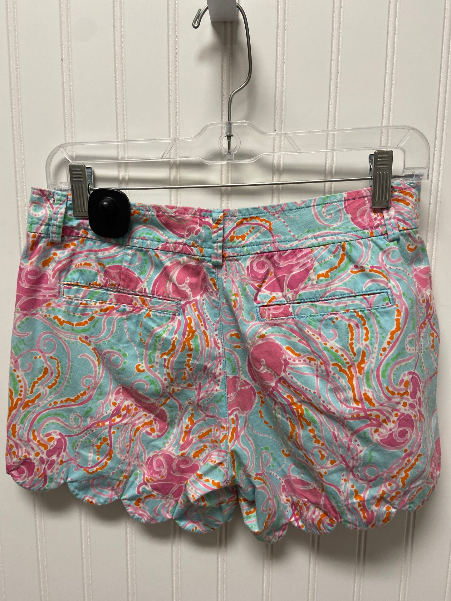 Shorts Designer By Lilly Pulitzer In Blue & Pink, Size: 0