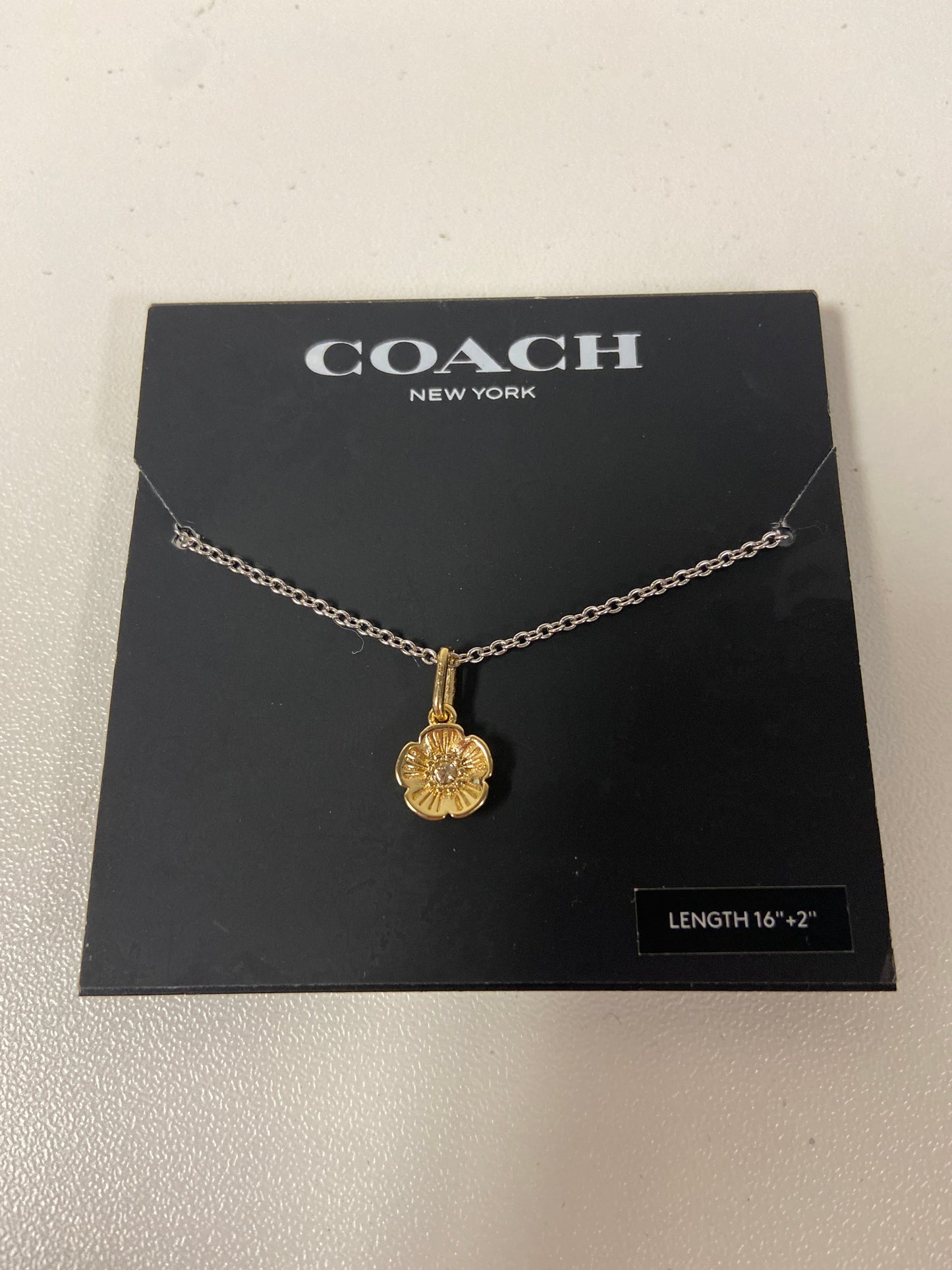 Necklace Designer By Coach, Size: 1