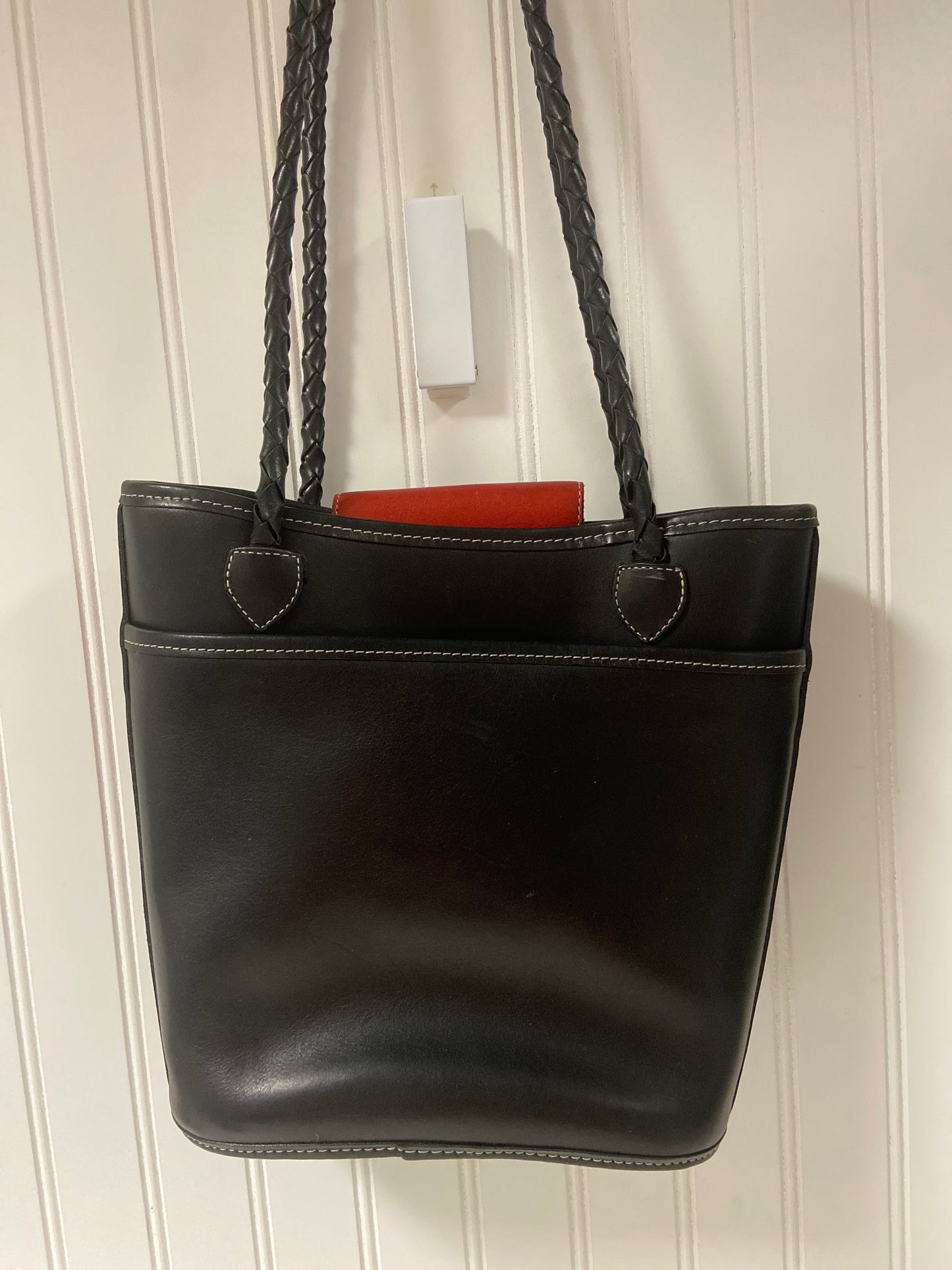 Handbag Leather By Brighton, Size: Large