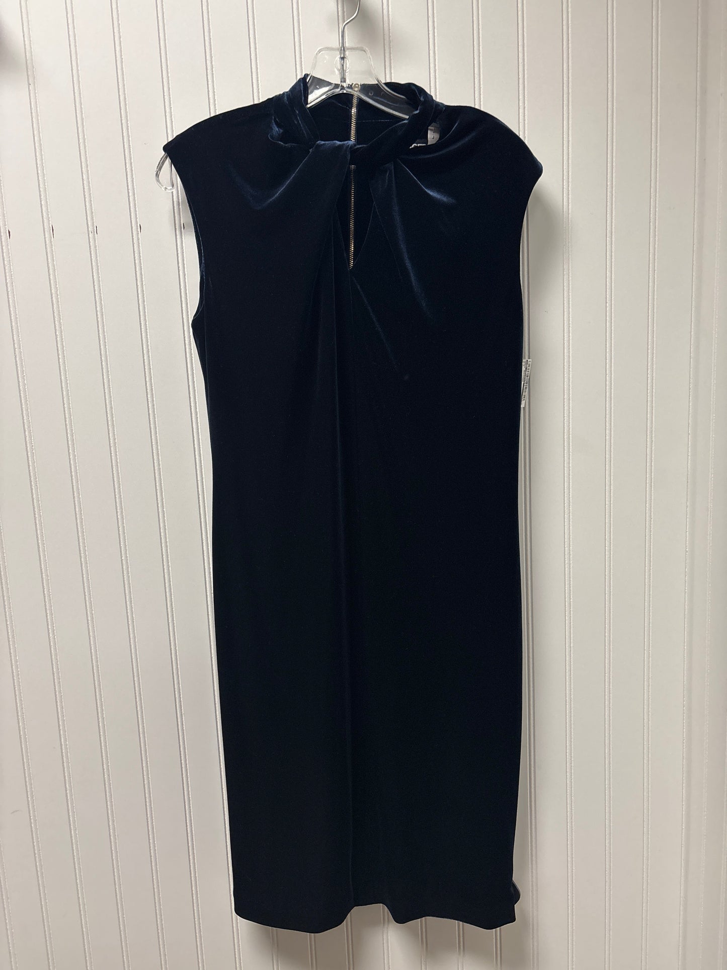 Dress Designer By Karl Lagerfeld In Blue, Size: S