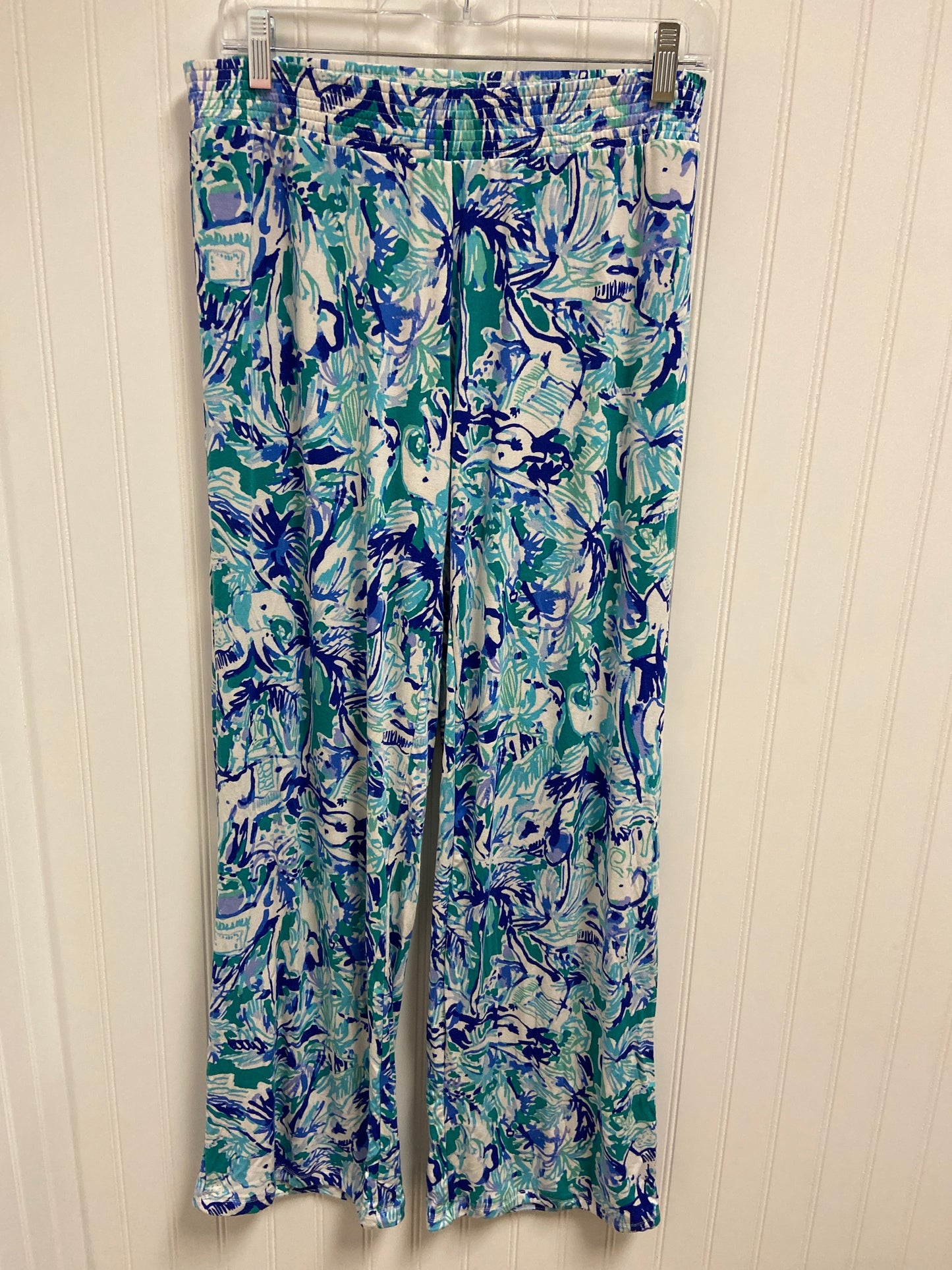 Pants Designer By Lilly Pulitzer In Blue & Green, Size: 6