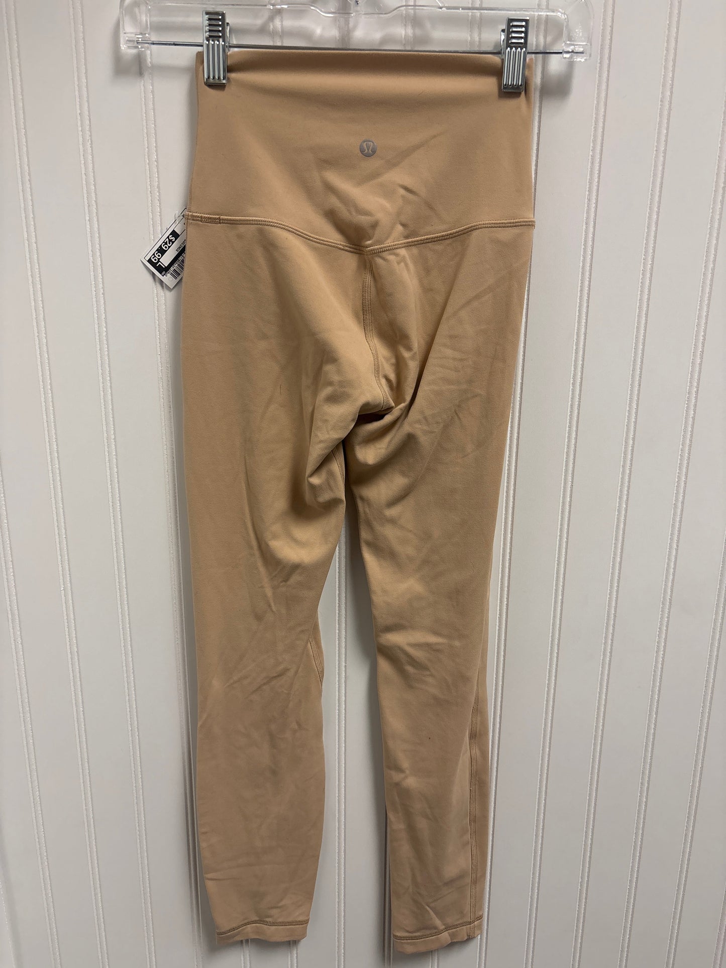 Athletic Leggings By Lululemon In Beige, Size: Xs