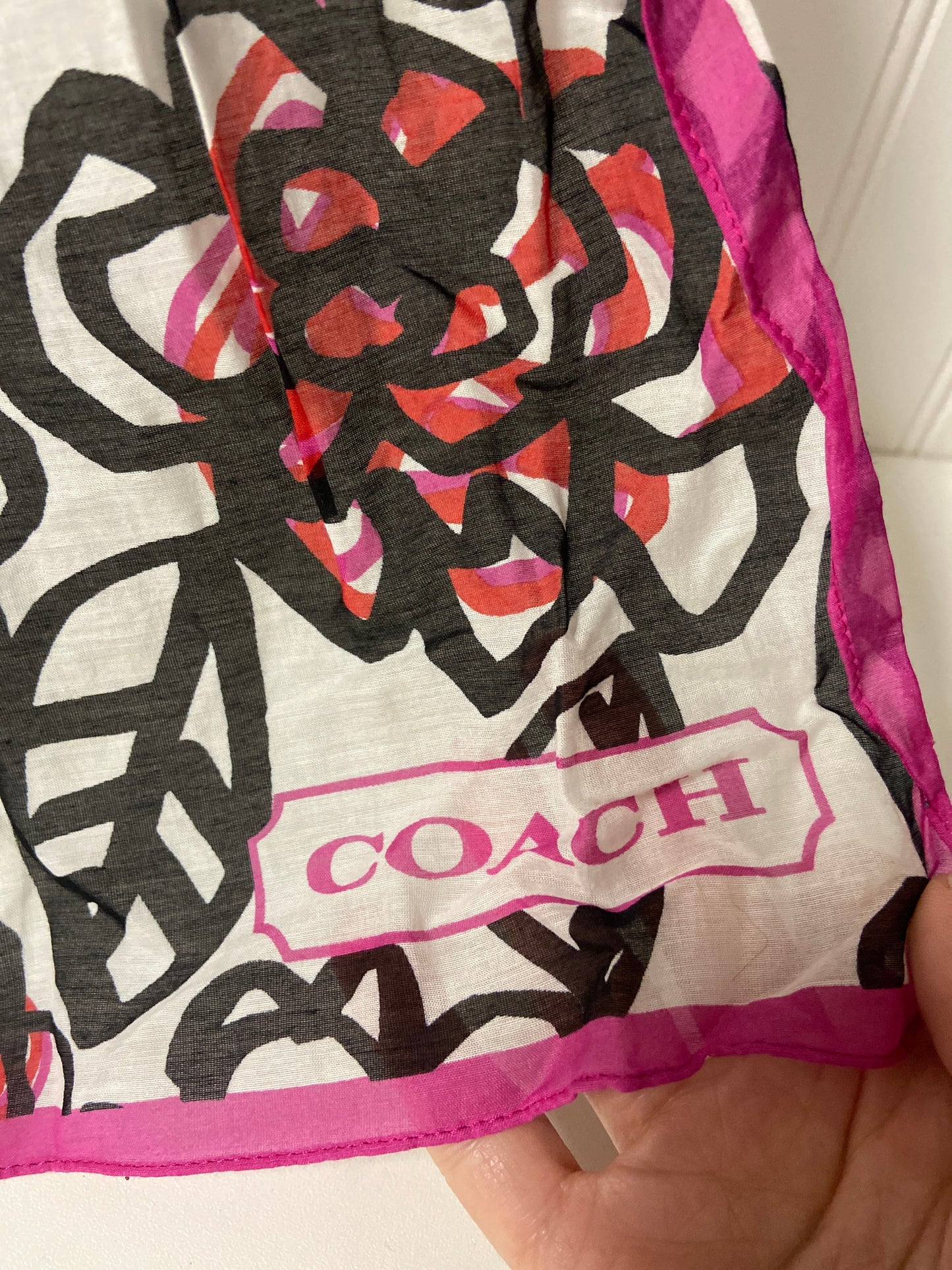 Scarf Designer By Coach