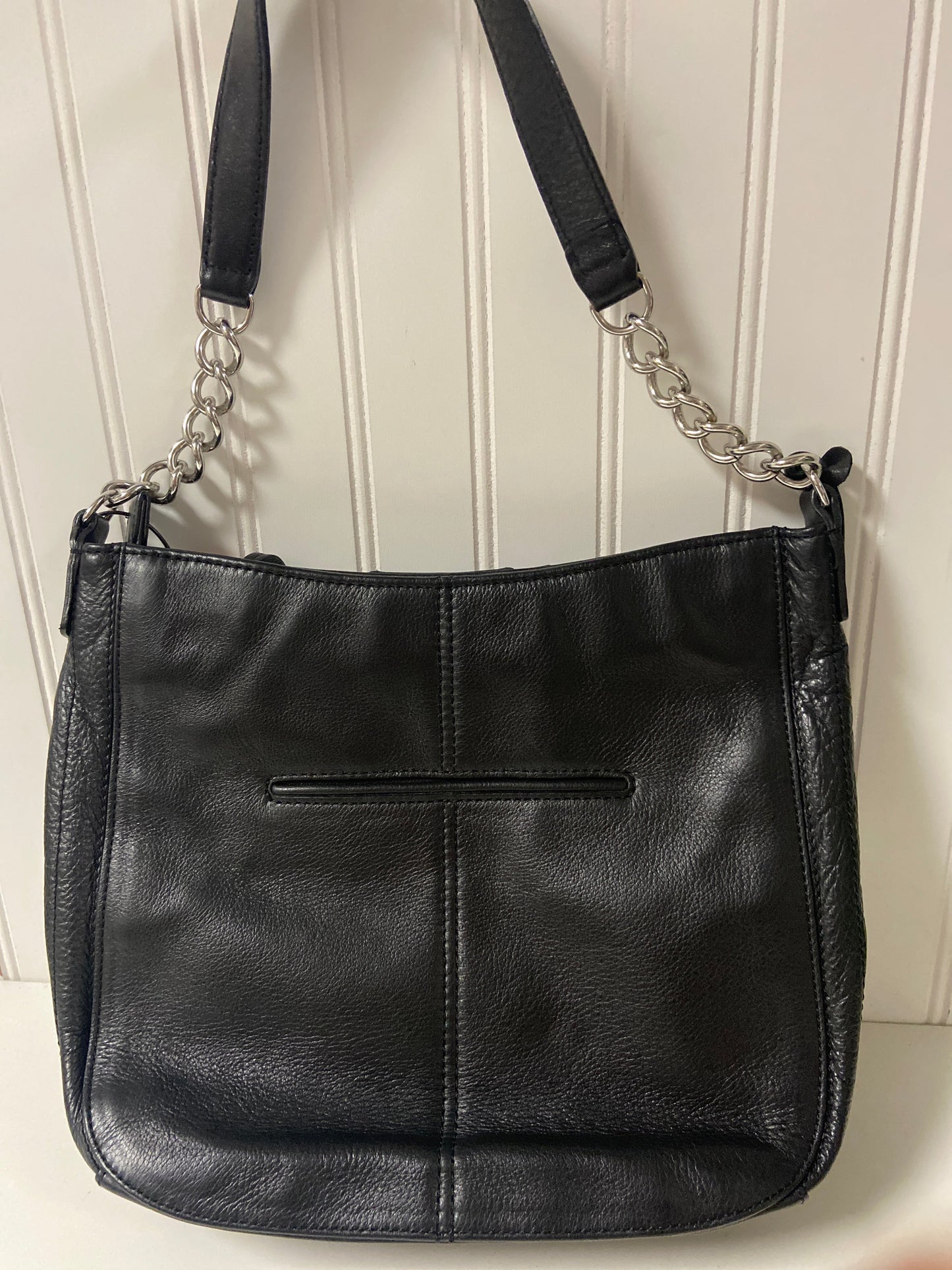 Handbag Leather By Brighton, Size: Medium