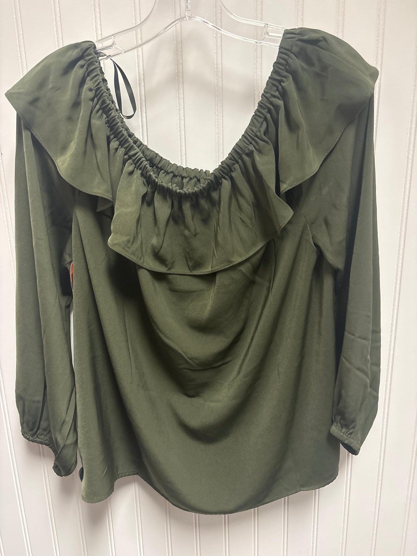 Top Long Sleeve By Michael By Michael Kors In Green, Size: L