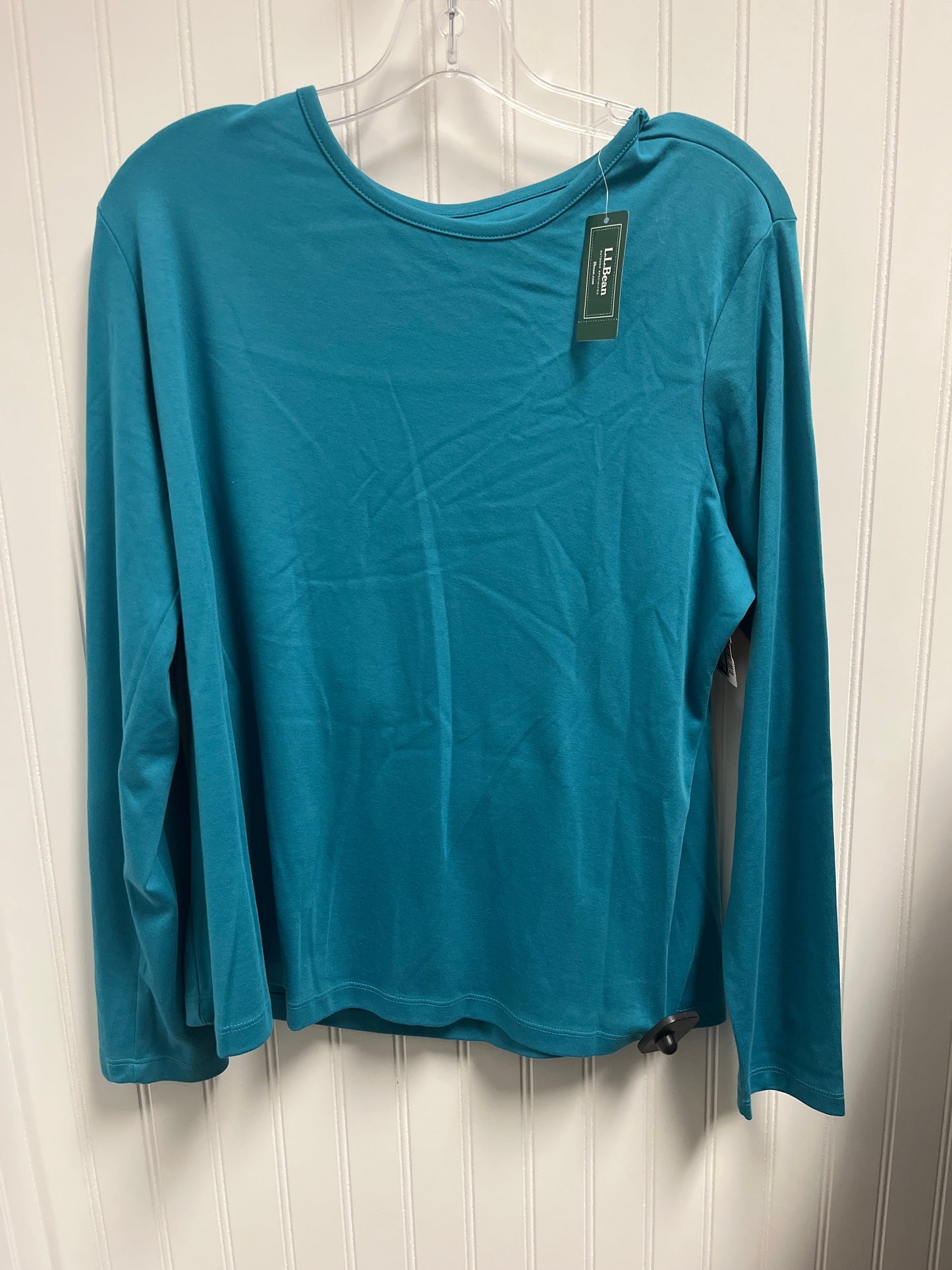 Top Long Sleeve Basic By L.l. Bean In Blue, Size: Xl