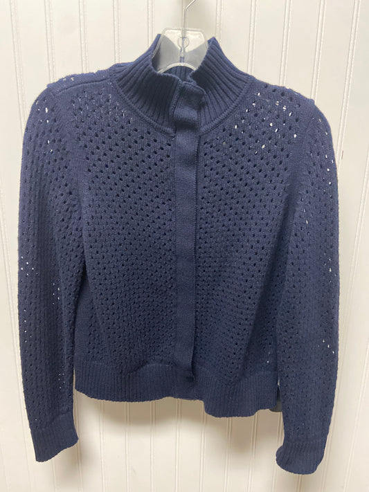 Sweater Cardigan By Talbots In Blue, Size: Sp