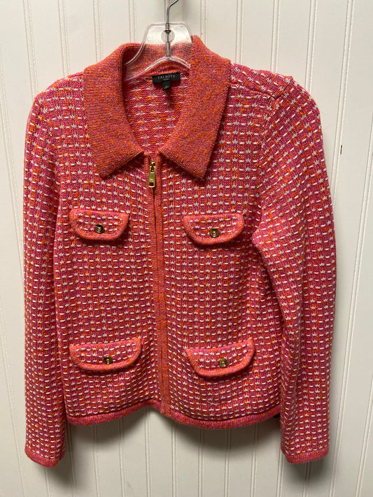 Sweater Cardigan By Talbots In Pink, Size: Sp