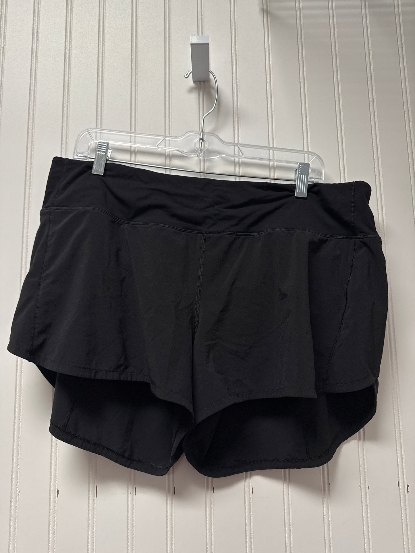 Athletic Shorts By Lululemon In Black, Size: Xl