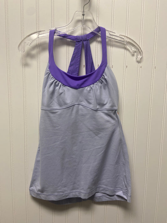 Athletic Tank Top By Lululemon In Purple, Size: S