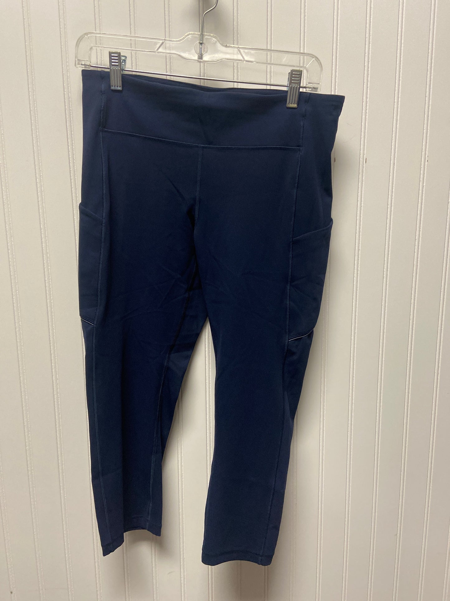 Athletic Leggings Capris By Lululemon In Blue, Size: M