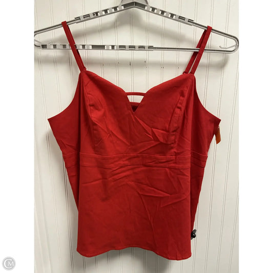 Top Sleeveless By Torrid In Red, Size: 4x