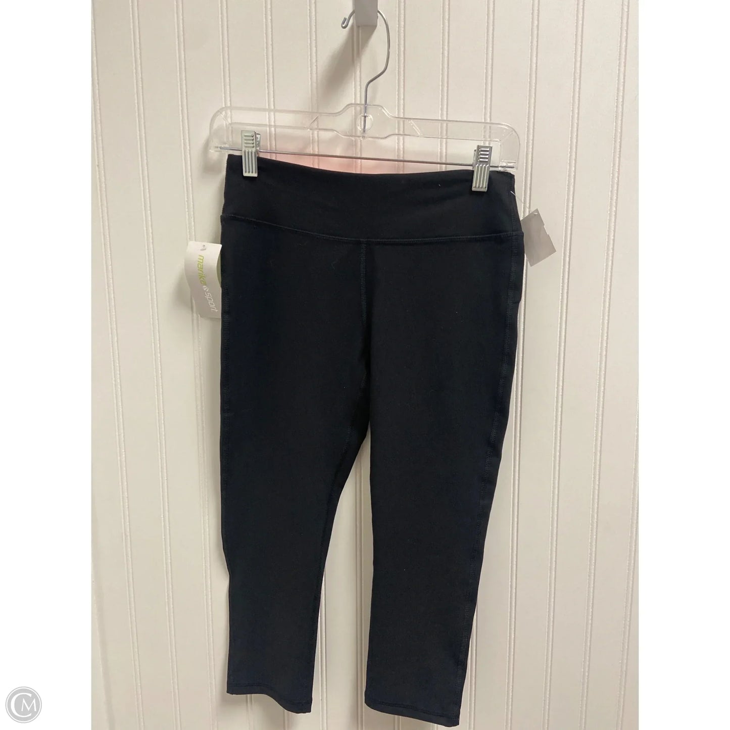 Athletic Leggings Capris By Marika In Black, Size: S