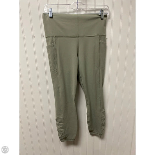 Athletic Leggings By Athleta In Taupe, Size: M